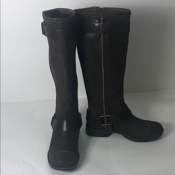 Ugg Boots Dree Dark Chocolate Tall Boots New - Picture 3 of 8